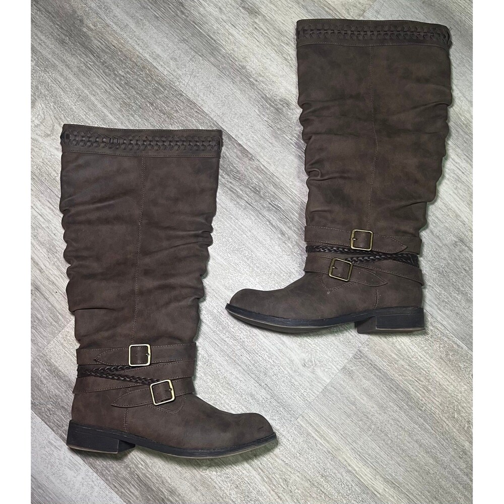 Just fab,‎ beautiful brown 7W women’s boots
